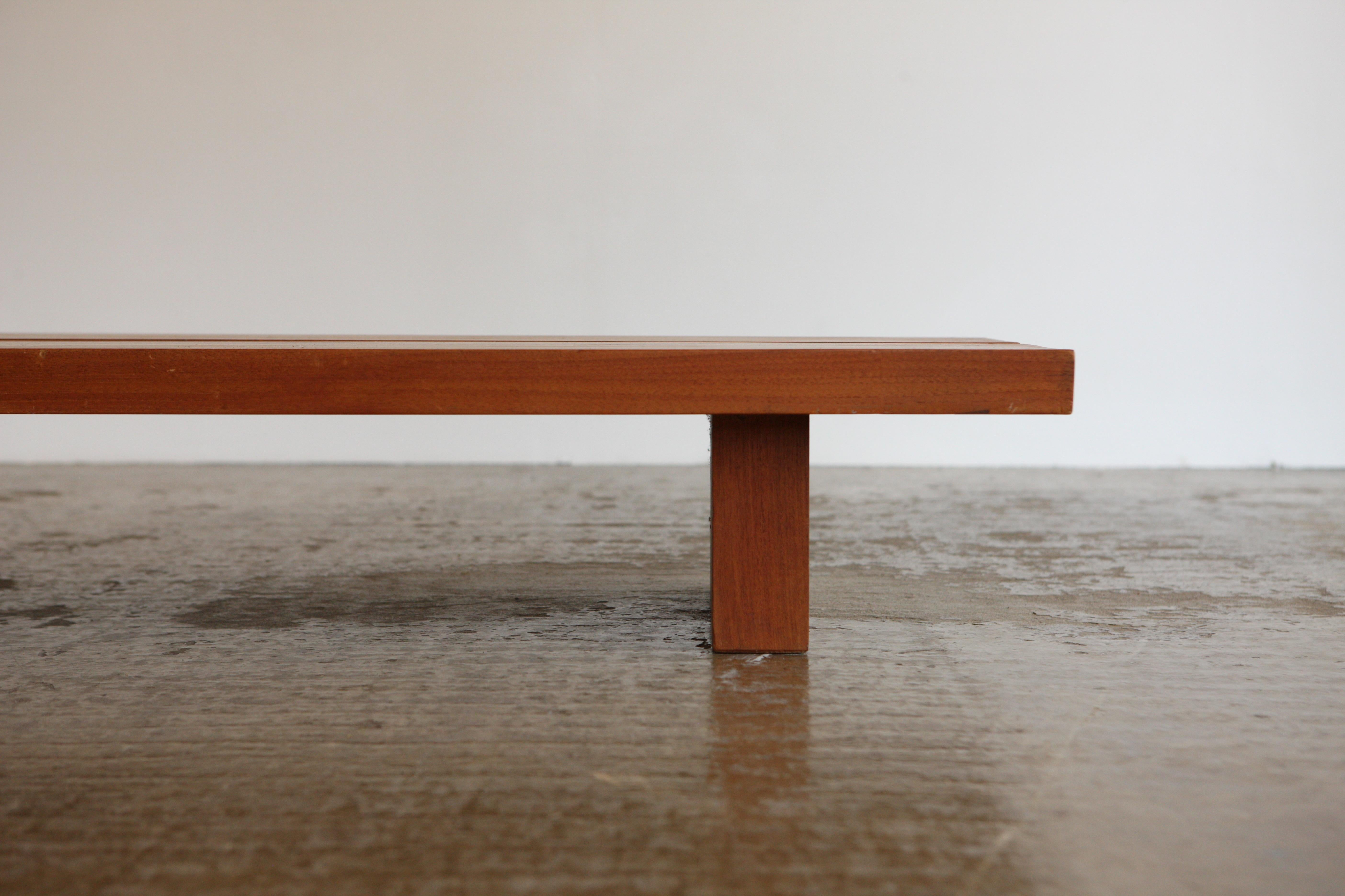 Mid-20th Century Split Panel Coffee Table