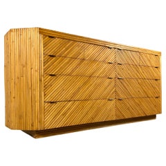 Split Reed Bamboo Dresser