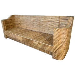 Split Reed Bamboo Sofa