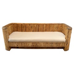 Split Reed Bamboo Sofa