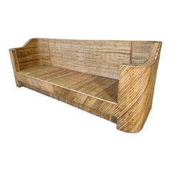 Split Reed Bamboo Sofa