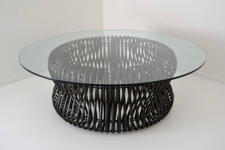 Split Reed Coffee Table For Sale at 1stDibs
