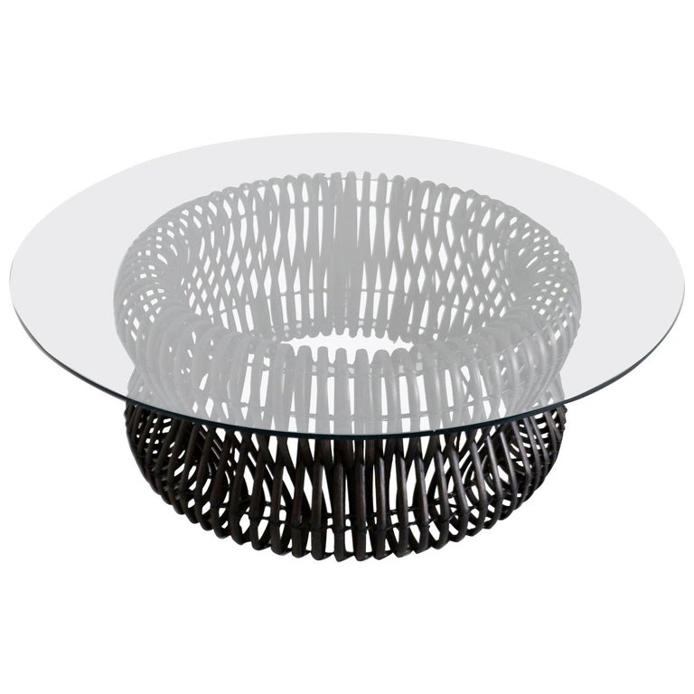 Split Reed Coffee Table For Sale at 1stDibs