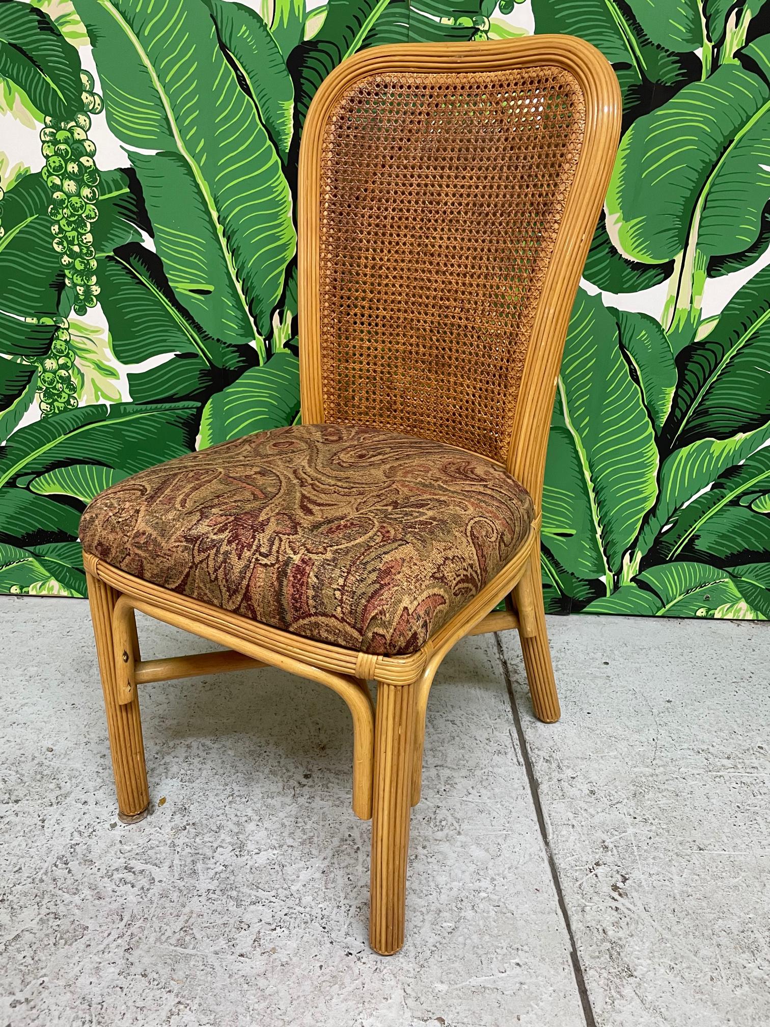 wicker dining chairs set of 6