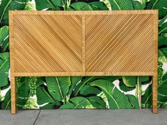Split Reed Rattan Full Size Headboard