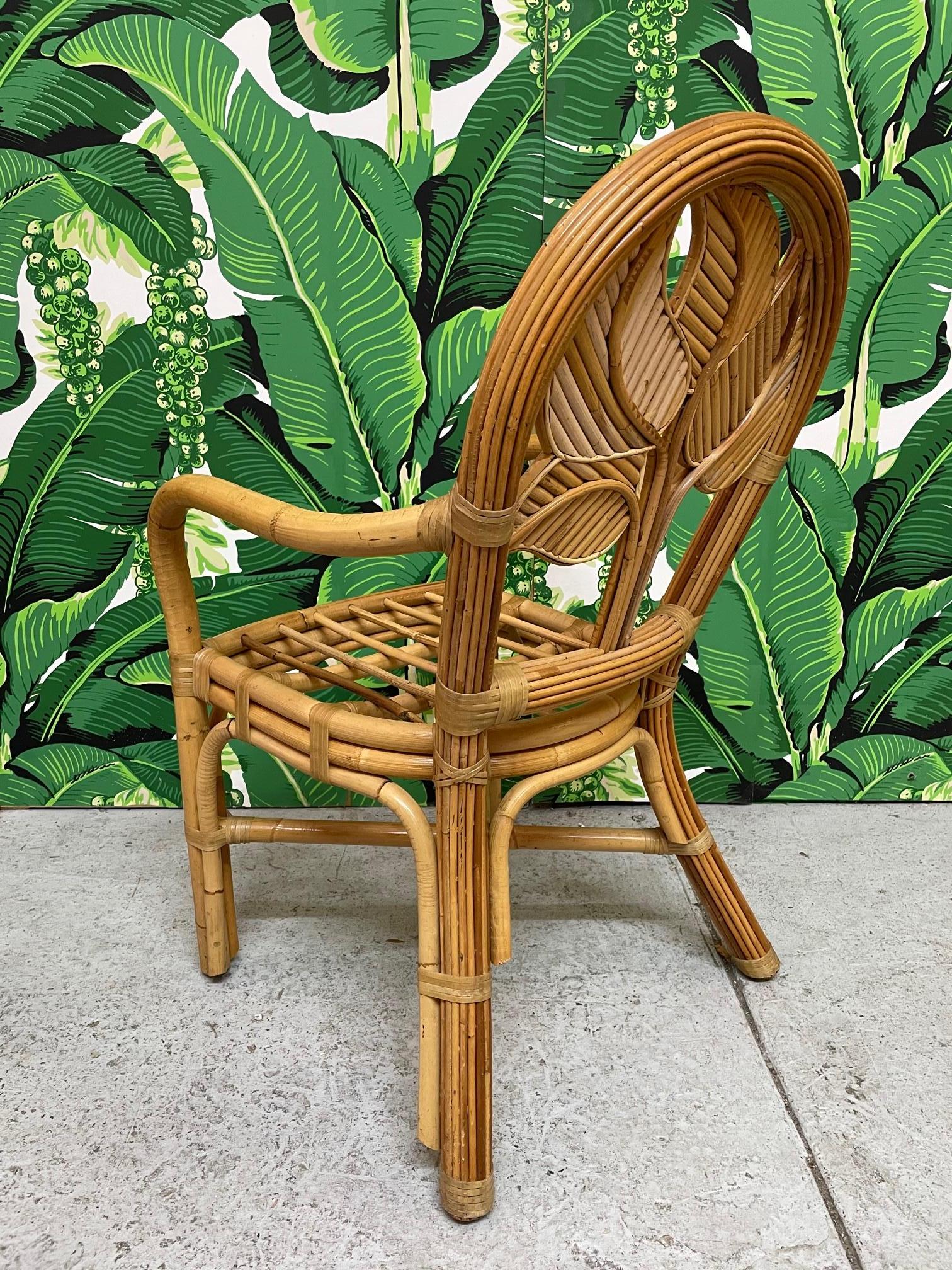 palm tree dining chairs