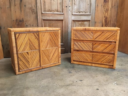 Split Reed With Cane Chest For Sale At 1stdibs