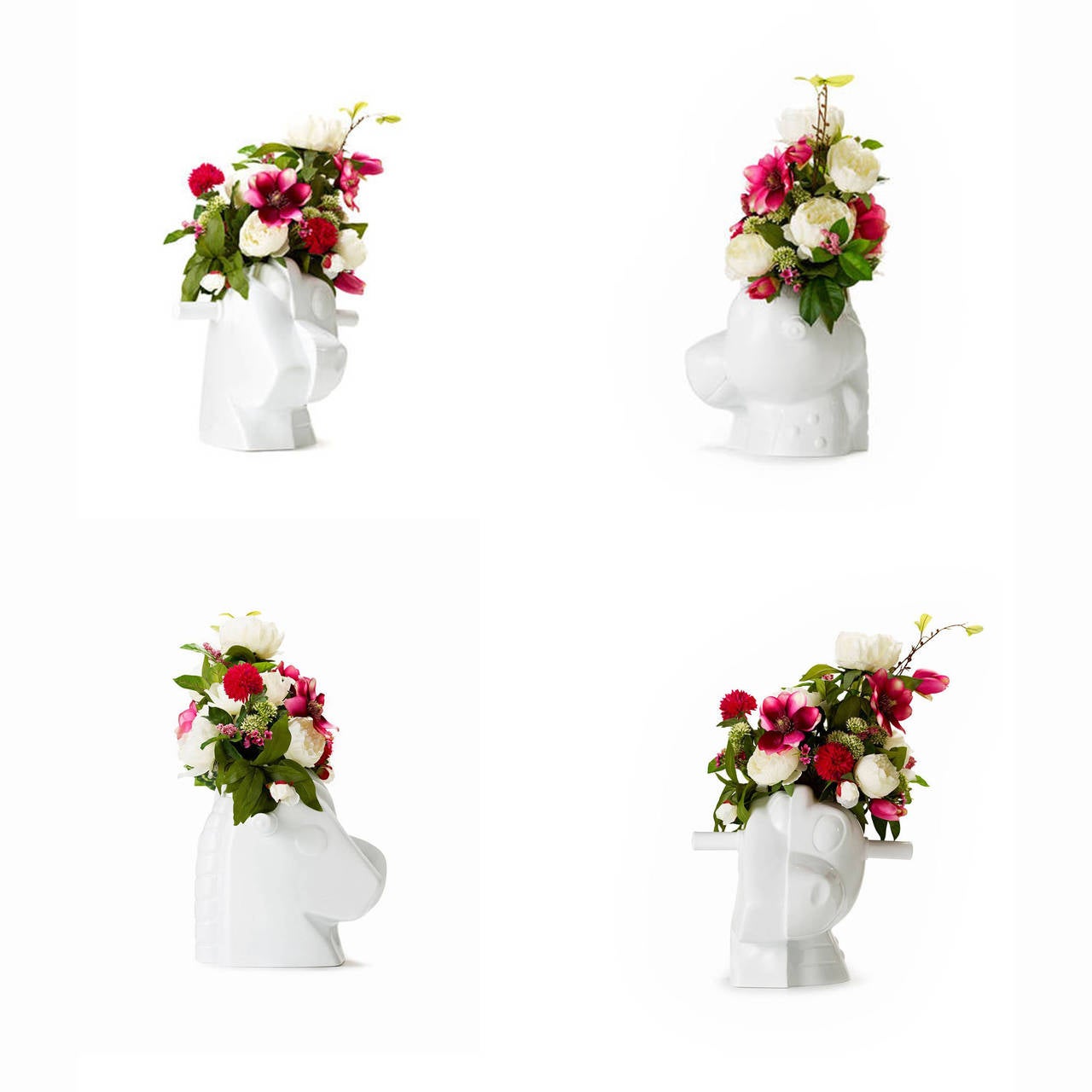 French Split Rocker Vase by Jeff Koons For Sale