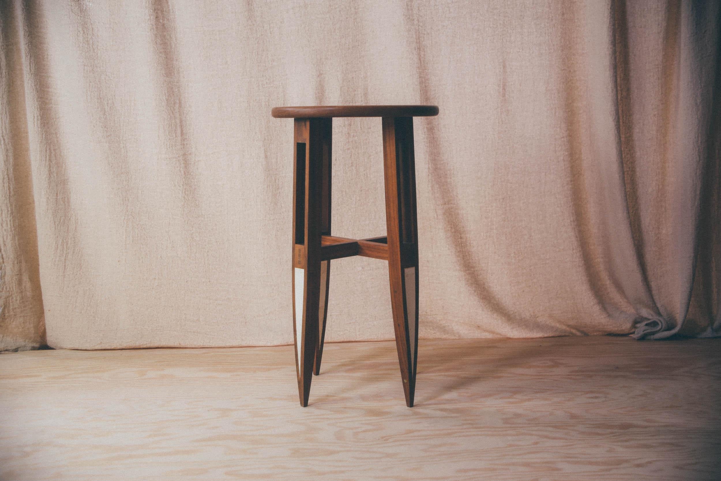 Contemporary Split Stool by Temper Studio For Sale