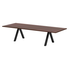 Split Communal Table 120", Walnut