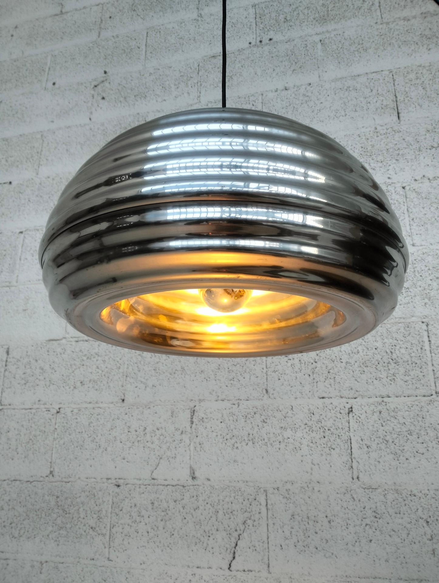 Late 20th Century “Splugen Brau” pendant lamp By Achille e Piergiacomo Castiglioni per Flos 70s For Sale