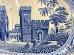 Spode ‘Caramanian’ Meat Plate, ’Castle of Boudron’, c. 1815