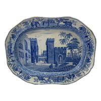 Rare Spode Pearlware Toast Rack, Willow Pattern, circa 1820 at 1stDibs
