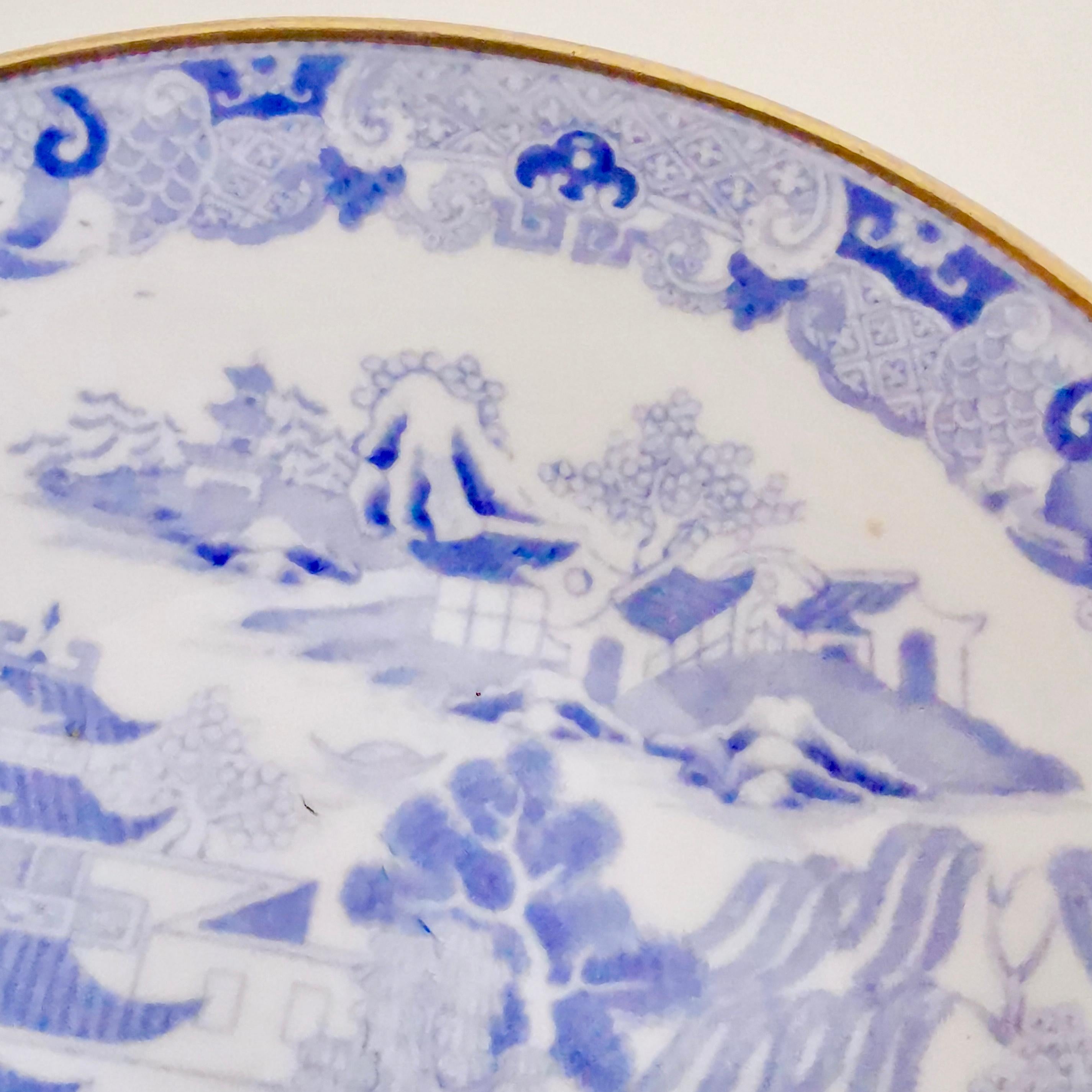 Early 19th Century Spode Coffee Cup, Broseley Pattern Pagoda, 1818-1825