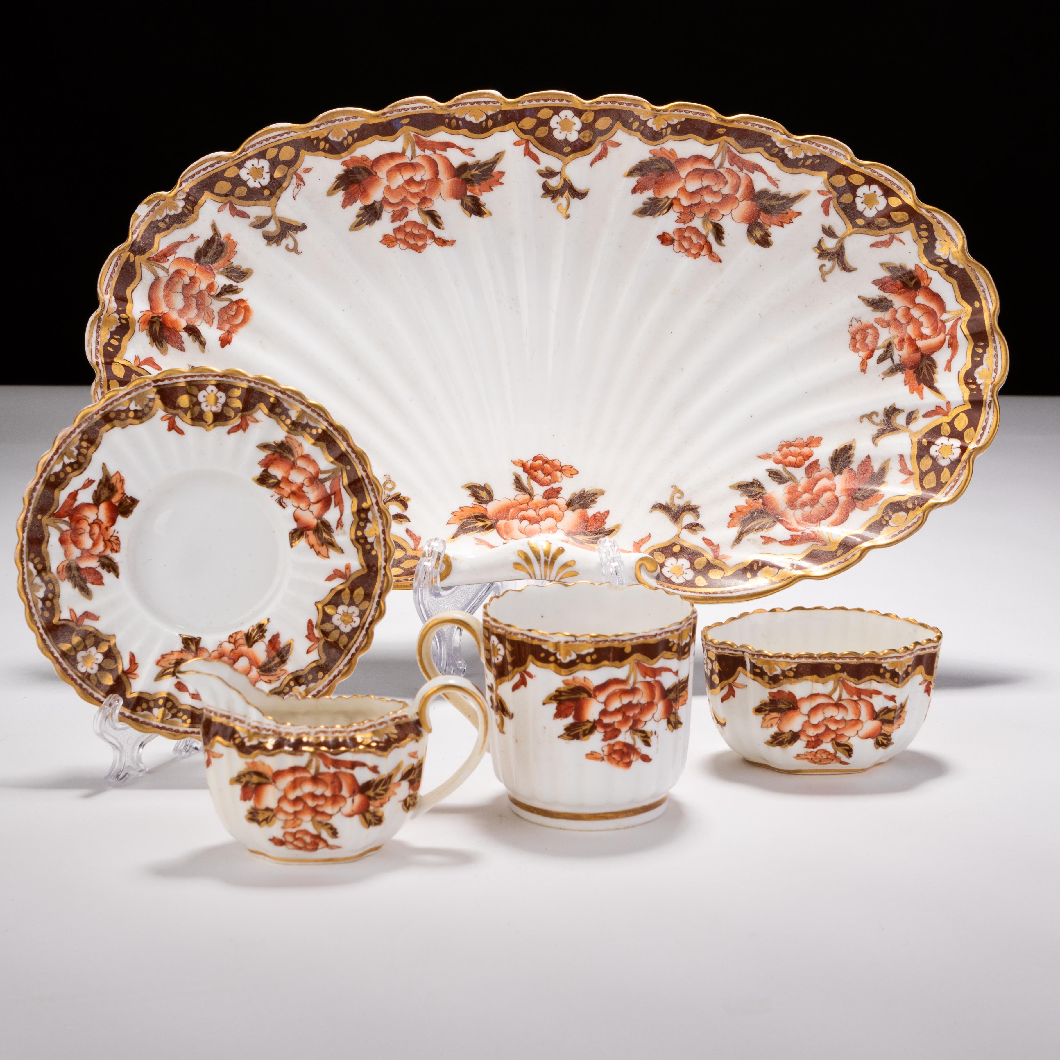 20th Century Spode Copeland Fine Porcelain Art Nouveau Miniature Tea Set or Coffee Service  For Sale