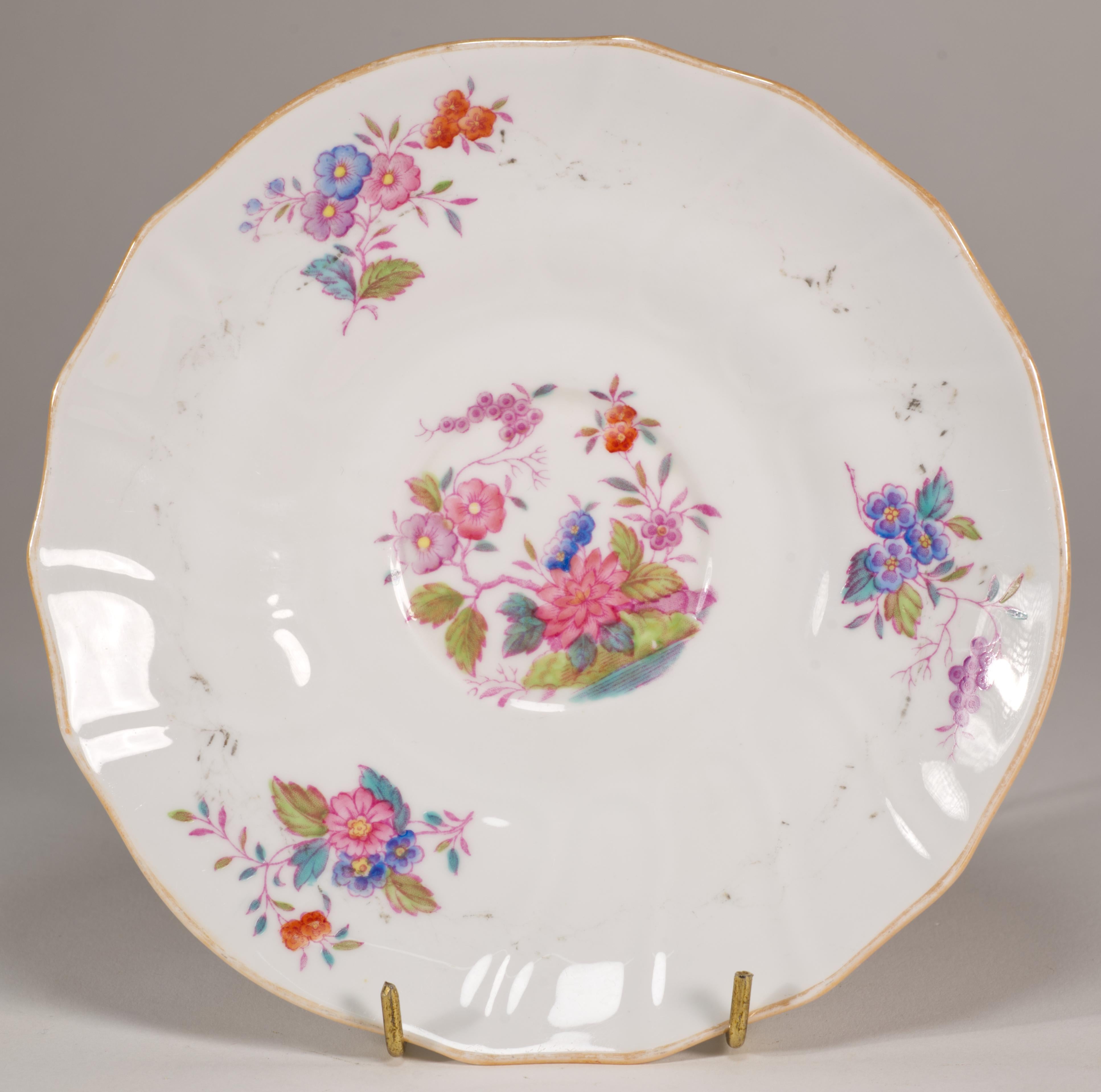 Spode & Copeland Pair of Cups and Saucers for Plummer Ltd NY, 1900-1936 For Sale 4