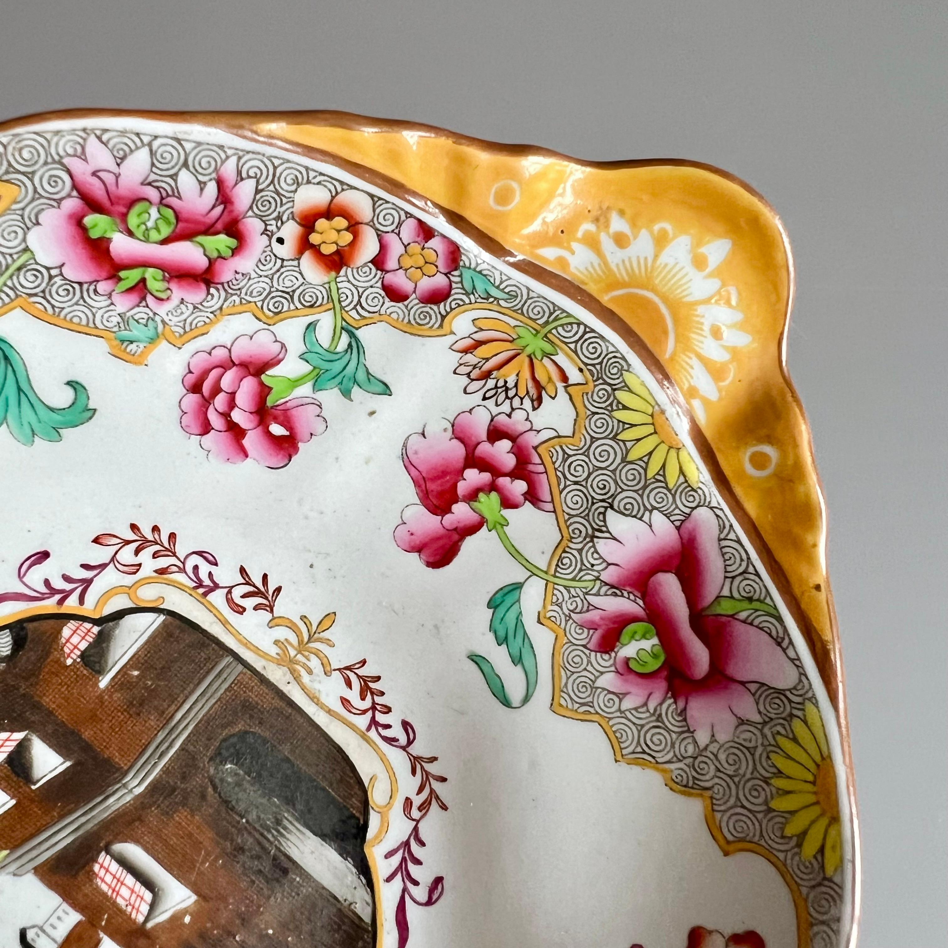 Spode Dessert Service, Ship Pattern no. 3133 on Stone China, 1813-1822 For Sale 2