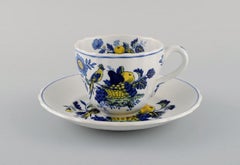 Spode, England, Blue Bird Service in Hand-Painted Porcelain, 1930s/40s