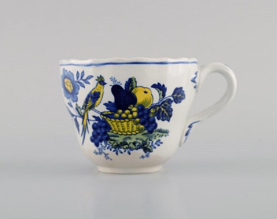 English Spode, England, Blue Bird Service in Hand-Painted Porcelain, 1930s/40s