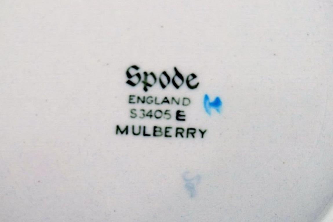 Spode, Angleterre, Service à thé Mulberry pour cinq personnes en porcelaine peinte à la main en vente 3