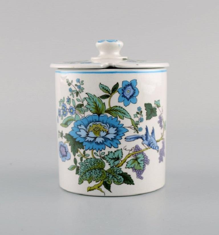 Spode, Angleterre, Service à thé Mulberry pour cinq personnes en porcelaine peinte à la main en vente 1