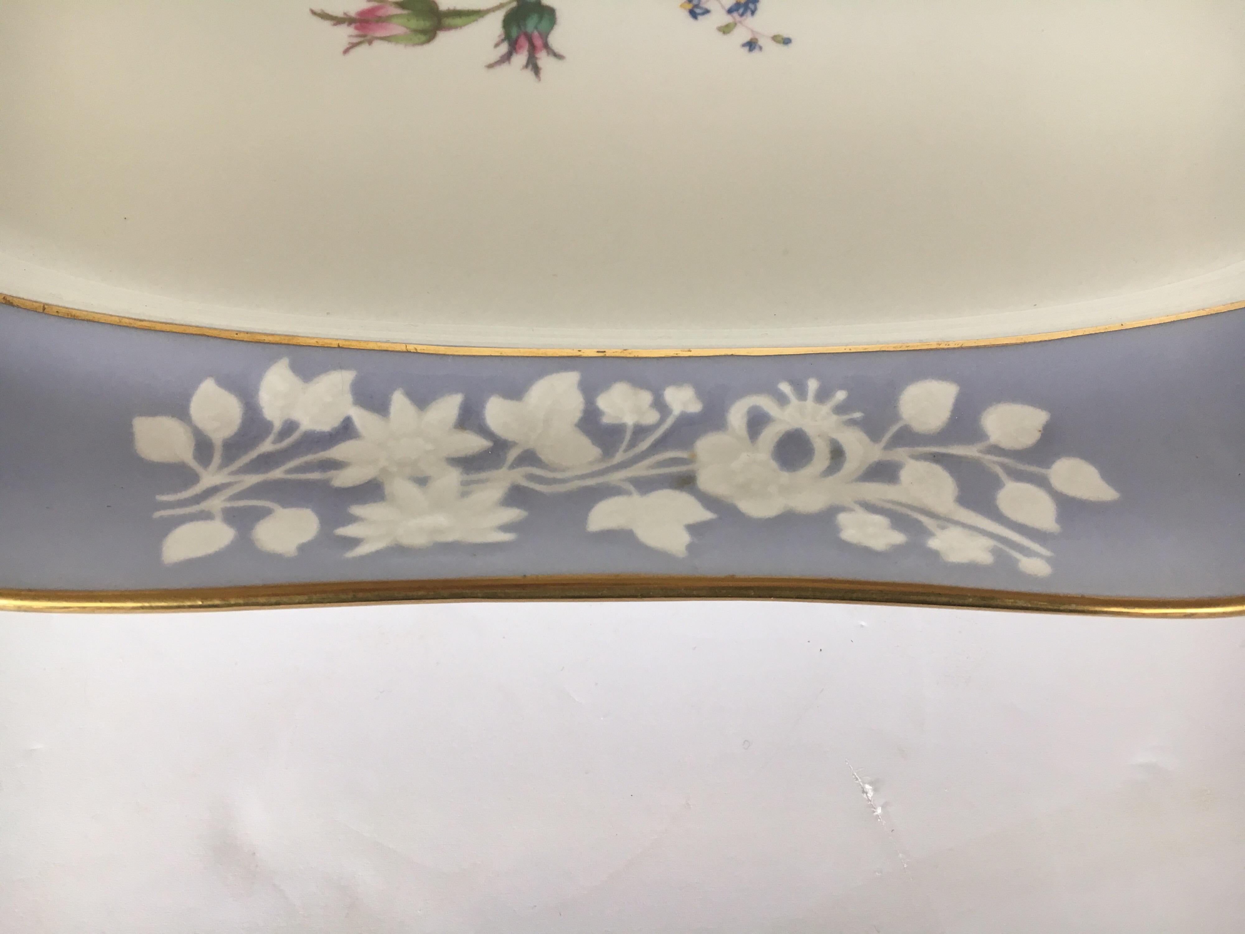 Spode Fine China Maritime Rose Pattern Porcelain Large Serving Platter Charger 2