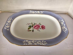 Spode Fine China Maritime Rose Pattern Porcelain Large Serving Platter Charger