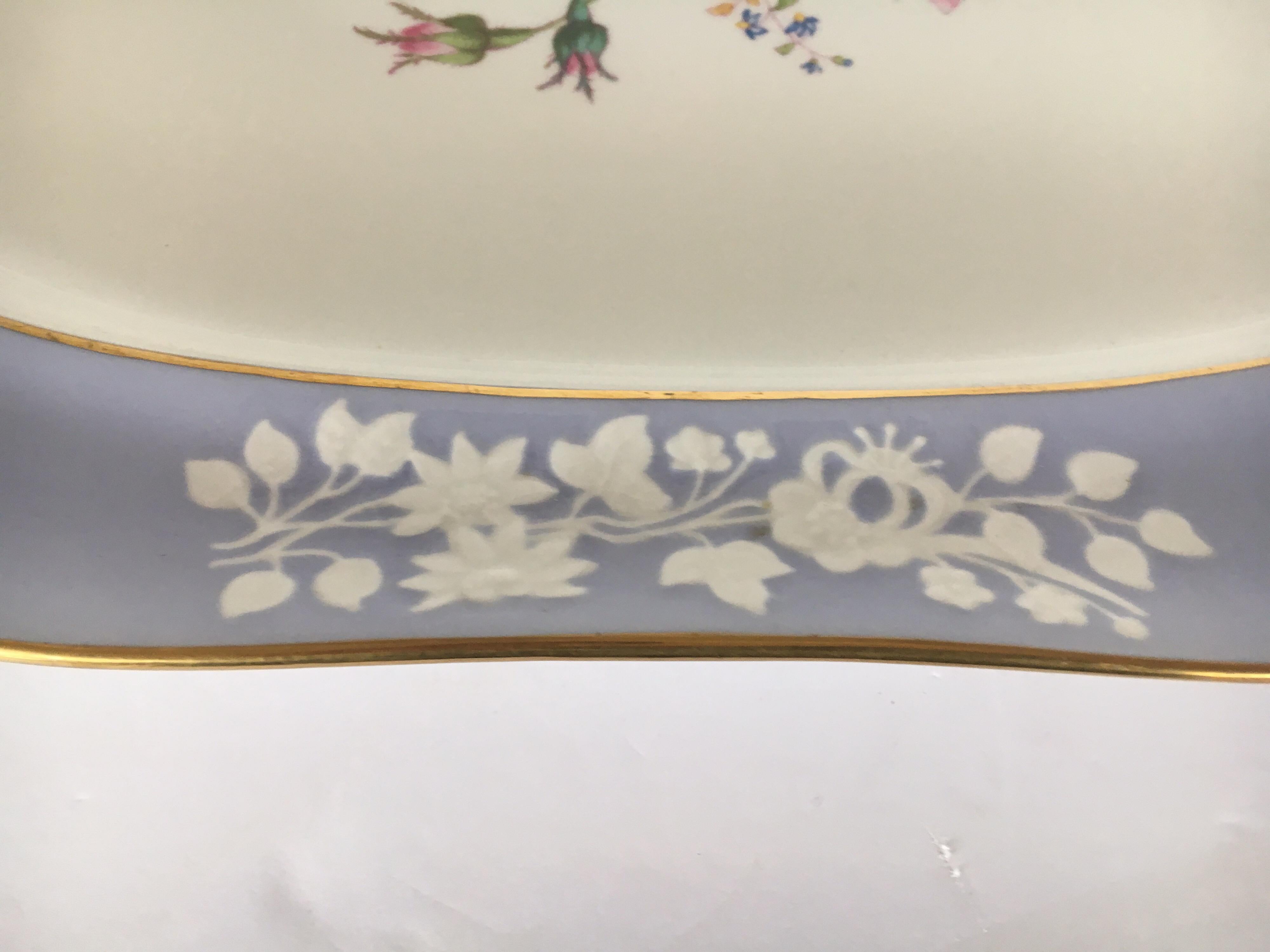 Spode Fine China Maritime Rose Pattern Porcelain Large Serving Platter Charger 1