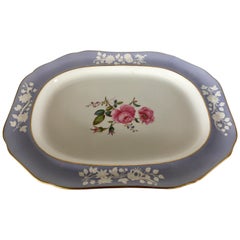 Spode Fine China Maritime Rose Muster Porzellan große Servierplatte Ladegerät