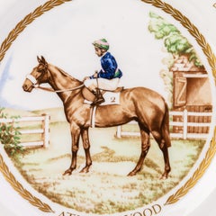 Spode Fine Porcelain Equestrian Horse Jockey Plate