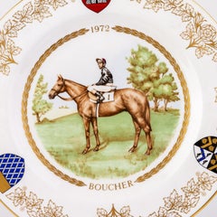 Spode Fine Porcelain Equestrian Horse Jockey Plate