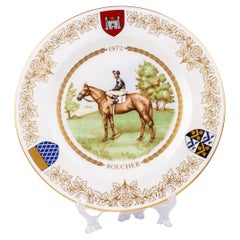 Spode Fine Porcelain Equestrian Horse Jockey Plate