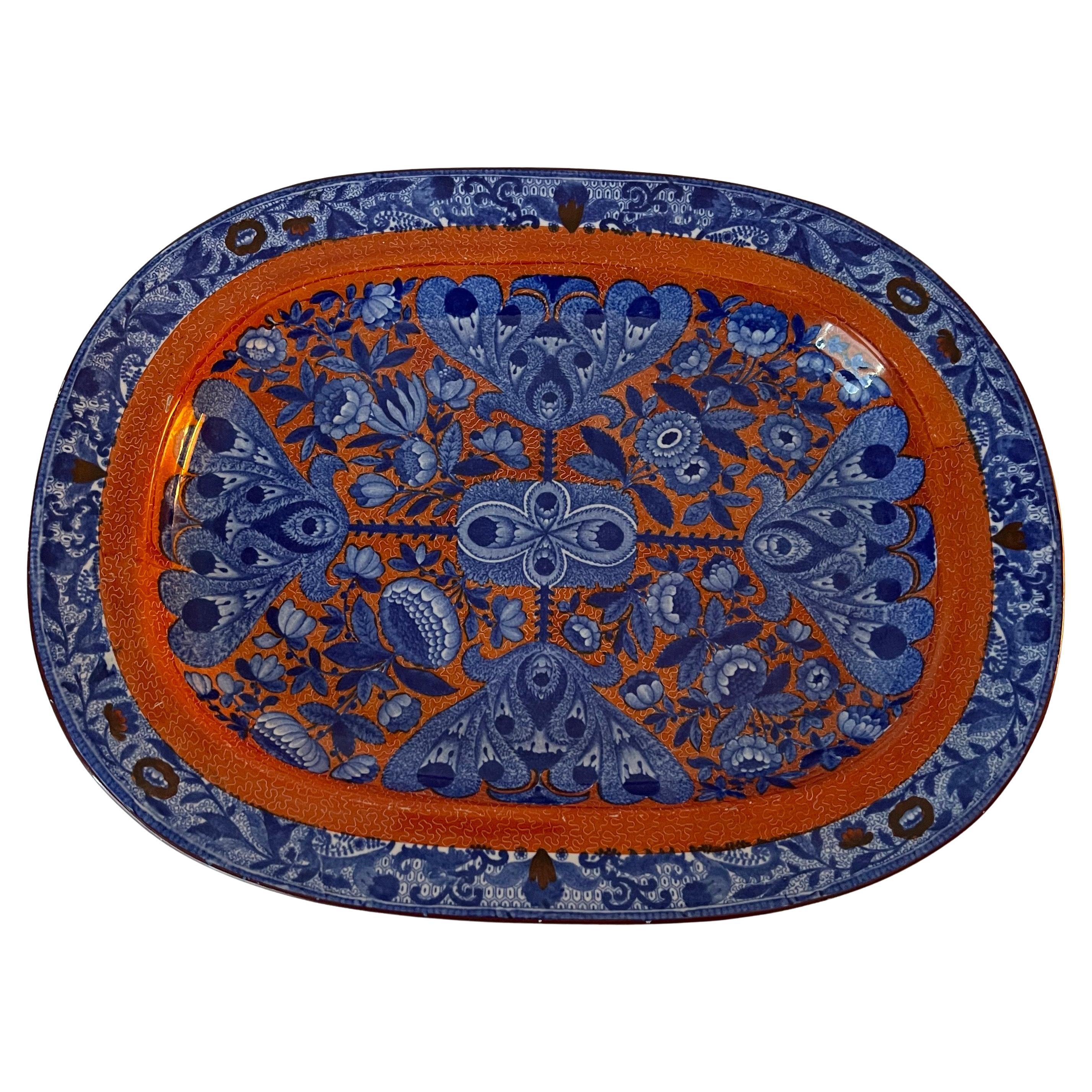 Plato de Clobberware Spode Flower Cross