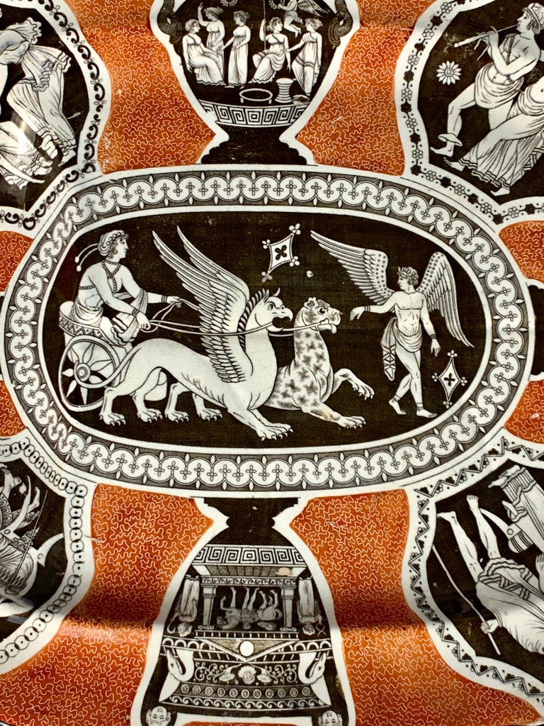 Spode Greek Pattern Spode Greek Ware Platter with Well and Tree Made England, Circa 1820 at ...