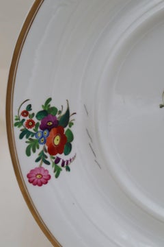 Spode hand painted and gilded stand for soup tureen