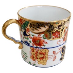 Spode Boîte à café en porcelaine orpheline, motif de feuilles de tabac Imari 967, Géorgien 1806