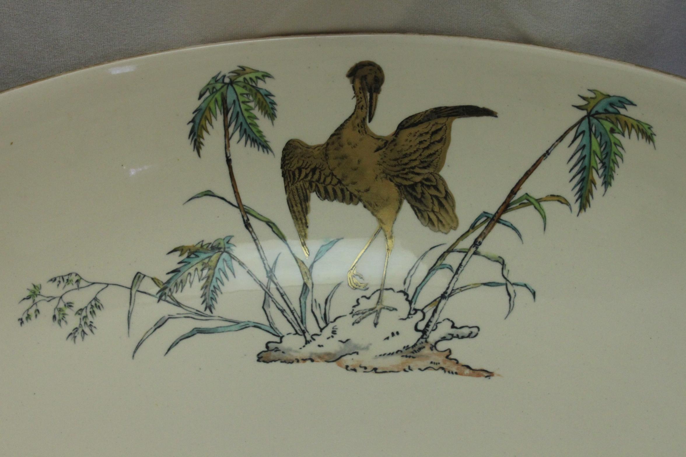 English Spode Pitcher & Basin in the Japanese Style For Sale