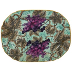 Spode Platter with Grapes Pattern Made in England, circa 1820