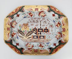 Spode Porcelana 967 Patrón Plato de servir muy grande con una bandeja de mesa