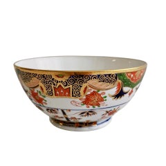 Spode Porcelain Bowl, Imari Tobacco Leaf Pattern 967, ca 1815