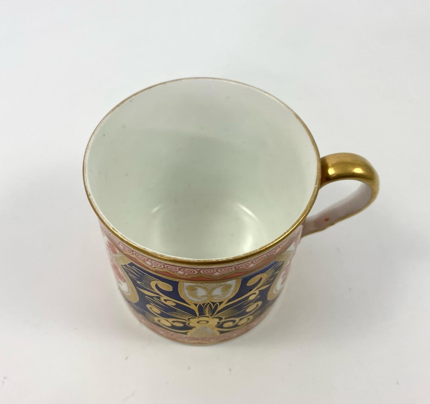 Fired Spode Porcelain Coffee Can, Imari Pattern, c. 1810