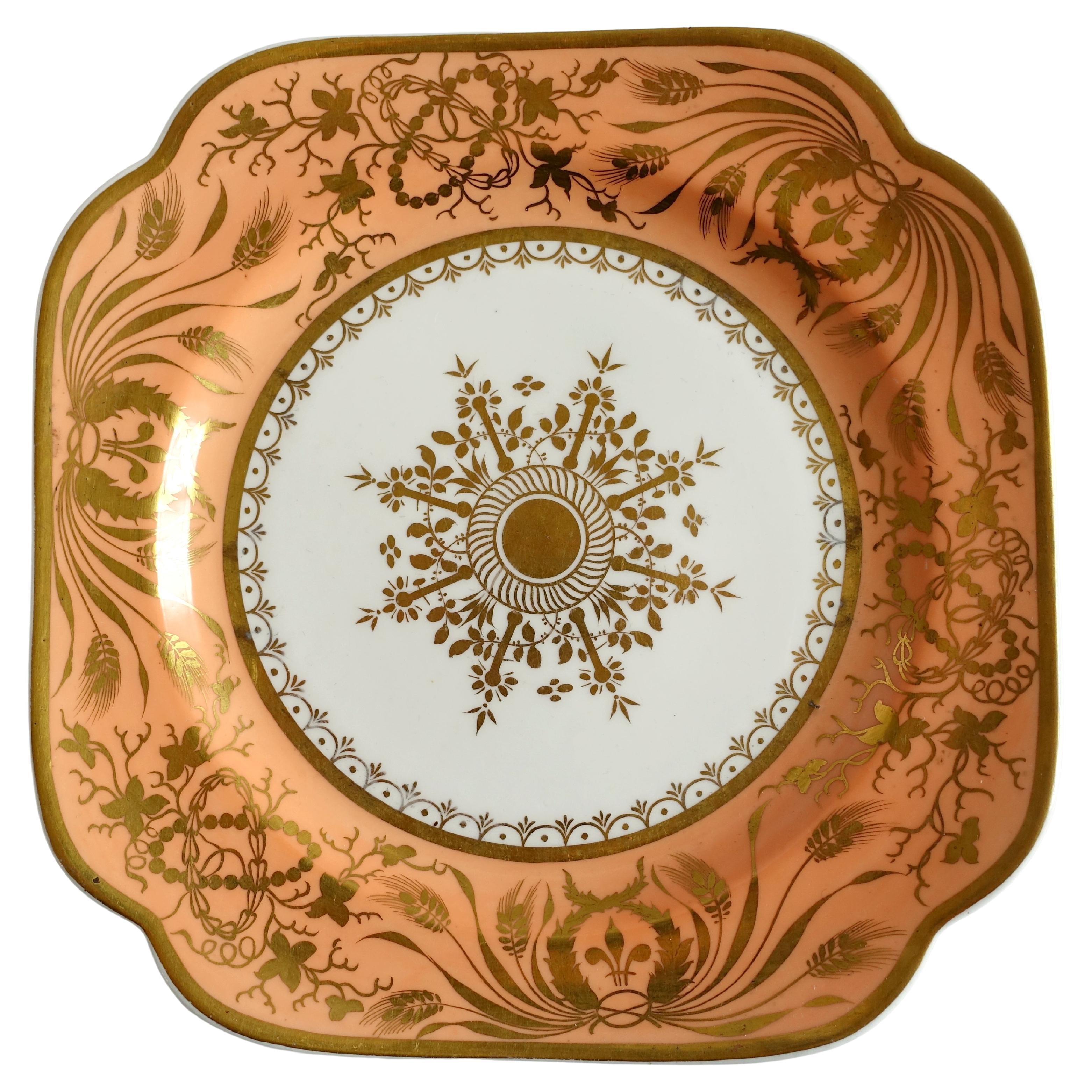 Spode porcelain : Georgian plate or dish pattern 3932, early 19th century