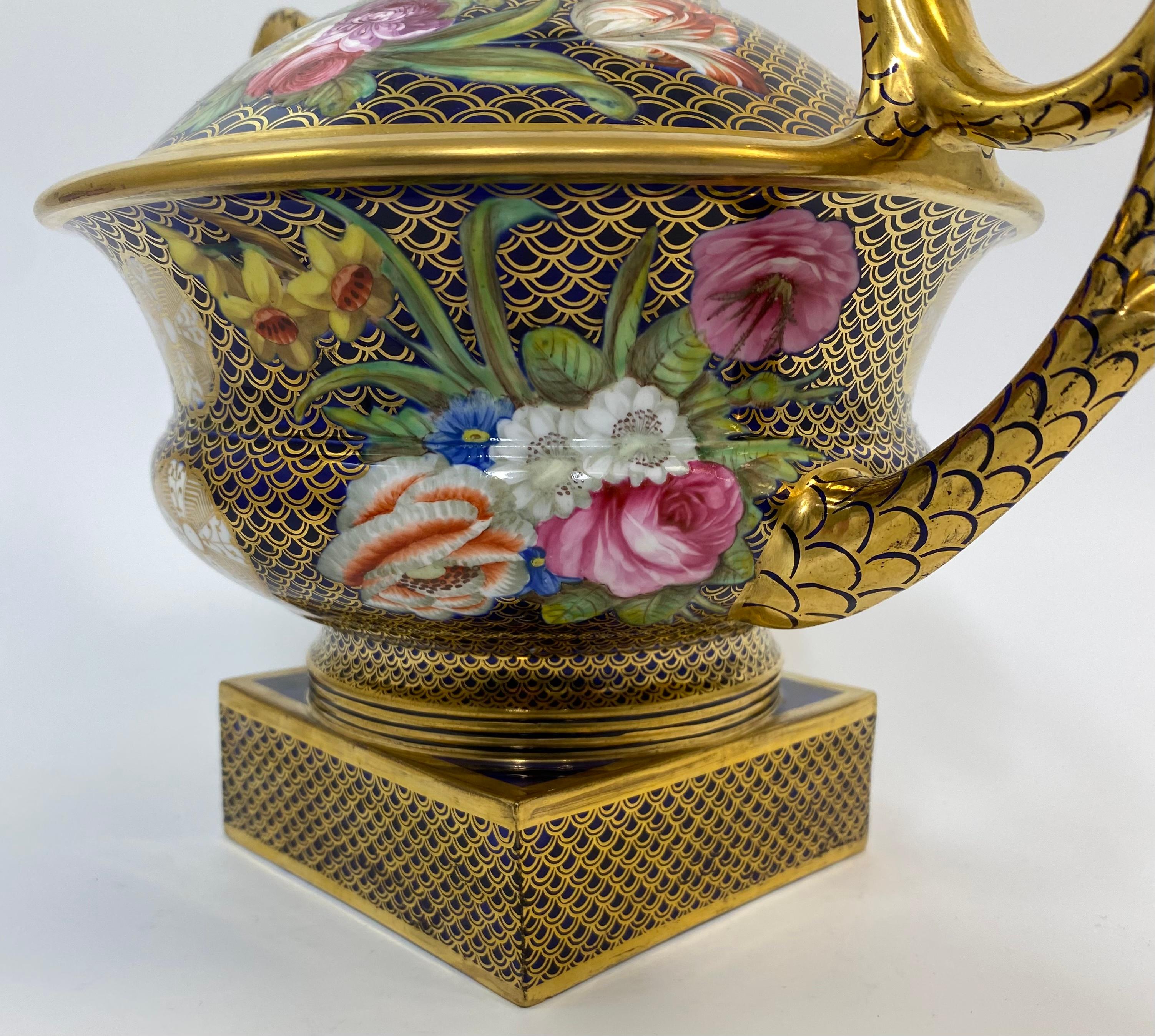 Spode porcelain pot pourri and cover, ‘1166’ pattern, c. 1820. 3
