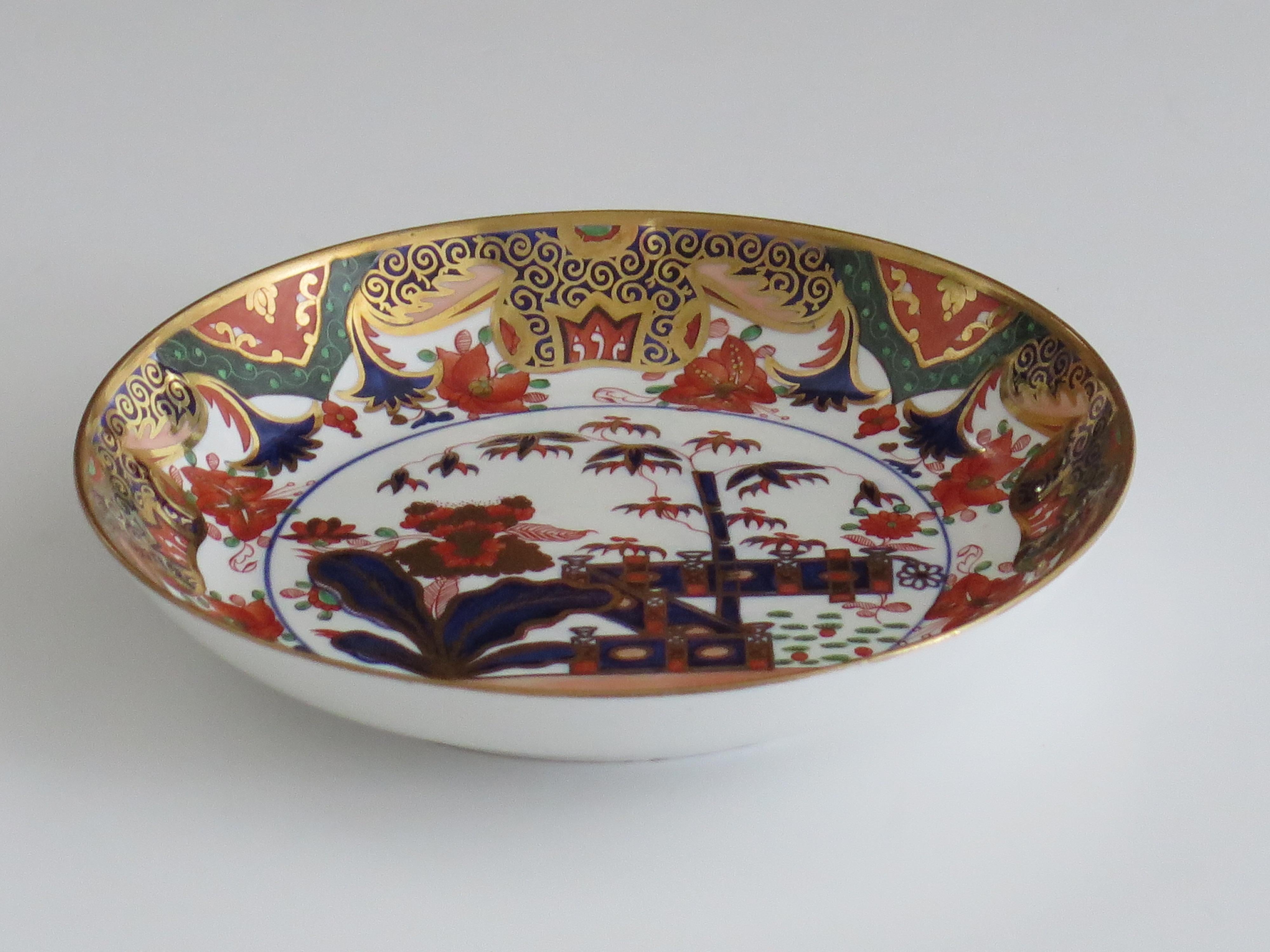 Spode Porcelain Saucer Dish Hand Painted and Gilded Pattern 967, circa 1810 3