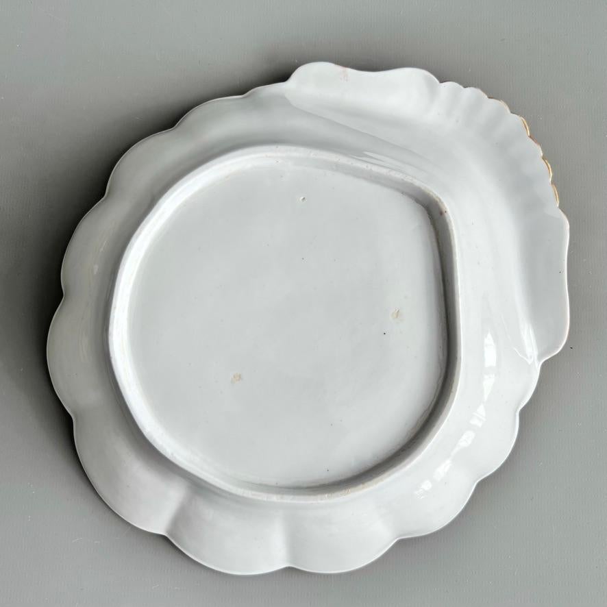 Spode Porcelain Shell Dish, Orange and Gilt Neoclassical Design, ca 1810 For Sale 4