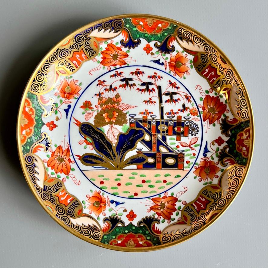 Spode Porcelain Tea Service, Imari Tobacco Leaf Pattern 967, Georgian ca 1810 For Sale 3