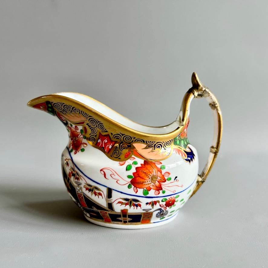 Porcelaine Service à thé Spode, motif feuille de tabac Imari 967, géorgien vers 1810 en vente