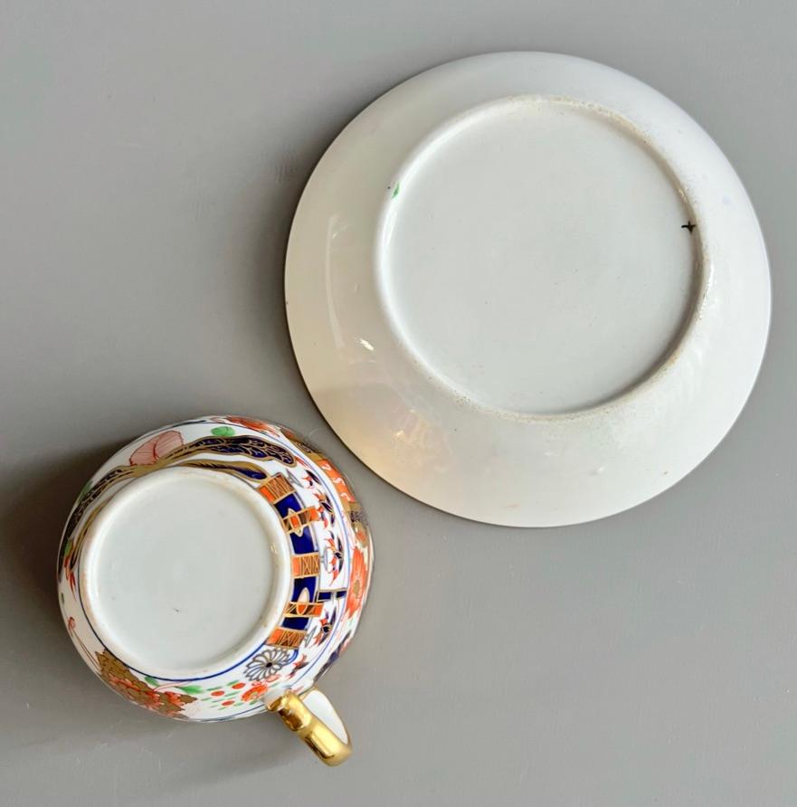 Spode Porcelain Teacup, Imari Tobacco Leaf Pattern 967, Regency ca 1810 For Sale 9