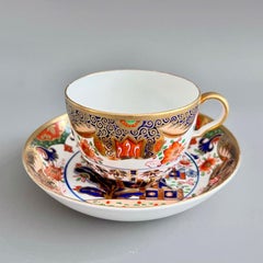 Spode Porzellan-Teekanne, Imari-Tabakblattmuster 967, Regency ca. 1810
