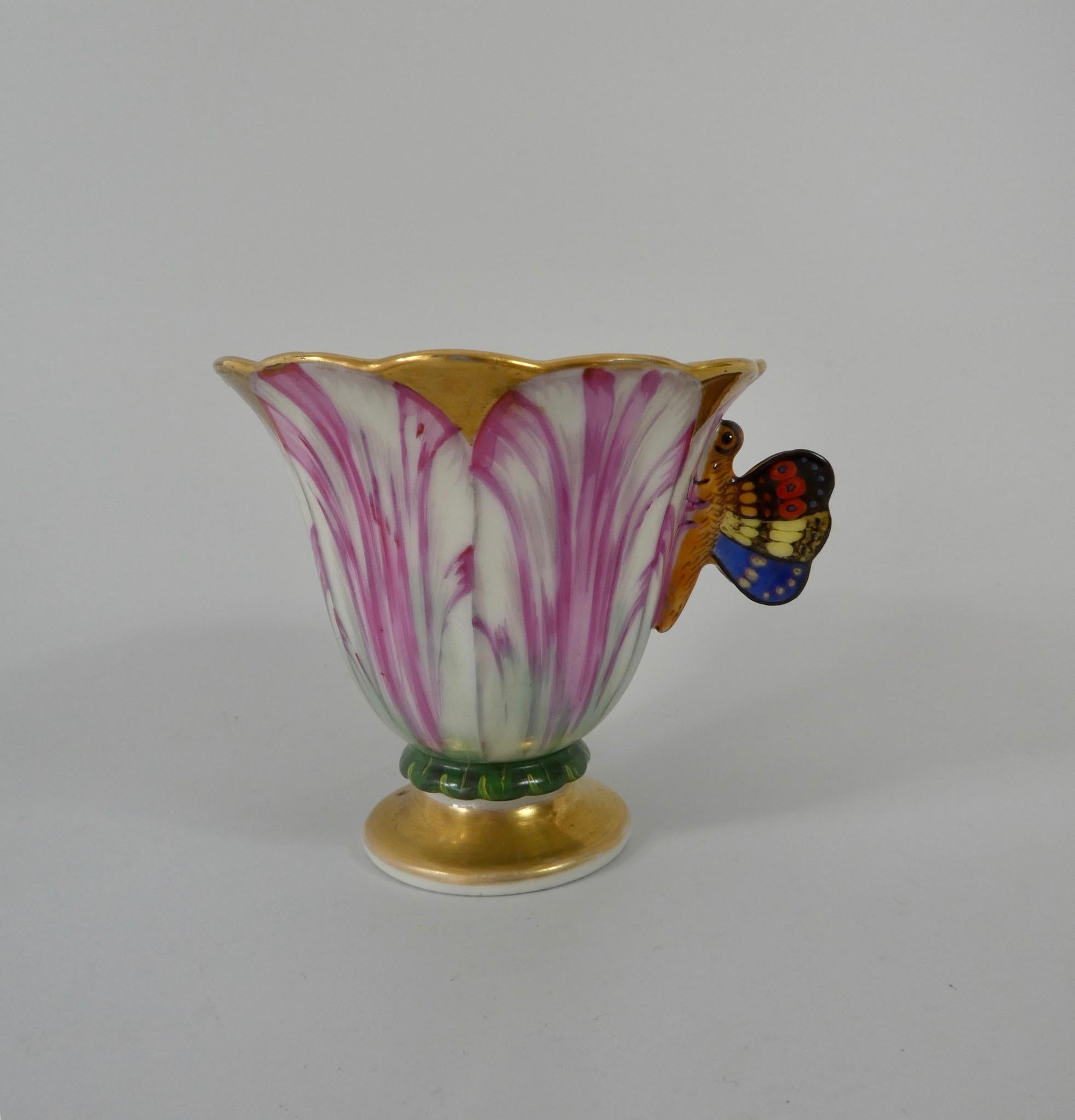 Spode Porcelain Tulip Cup and Saucer, circa 1820 3